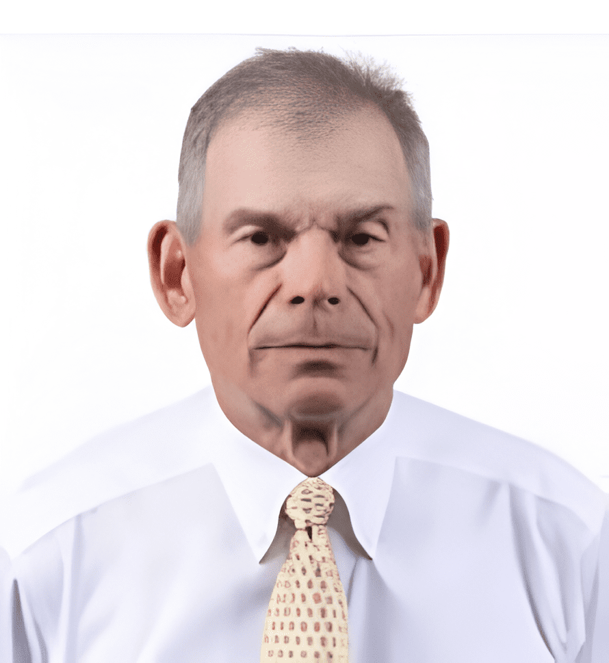 A man in a white shirt and tie